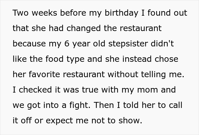 Mom Turns Son’s 18th B-Day Dinner Into Stepdaughter’s Fantasy Night, Fed-up Teen Finally Moves Out