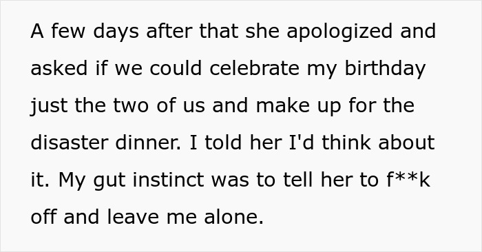 Mom Turns Son’s 18th B-Day Dinner Into Stepdaughter’s Fantasy Night, Fed-up Teen Finally Moves Out