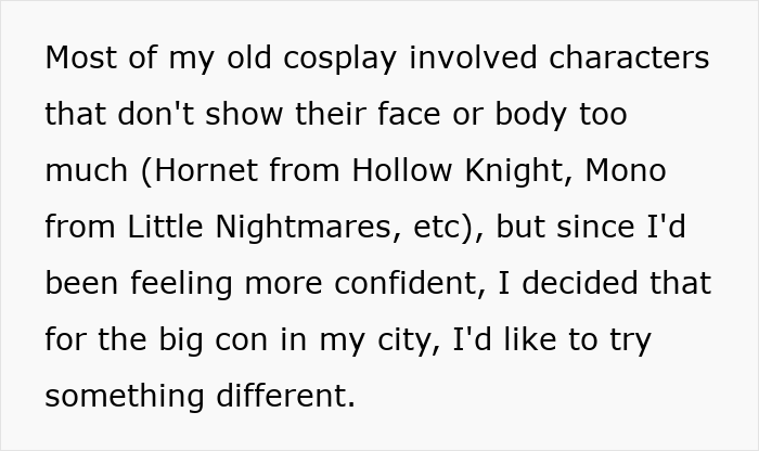 Cosplayer Avoids Ex All Day At Convention, Still Gets Accused Of Seeking Male Attention By His GF Cosplayer Avoids Ex All Day At Convention, Still Gets Accused Of Seeking Male Attention By His GF