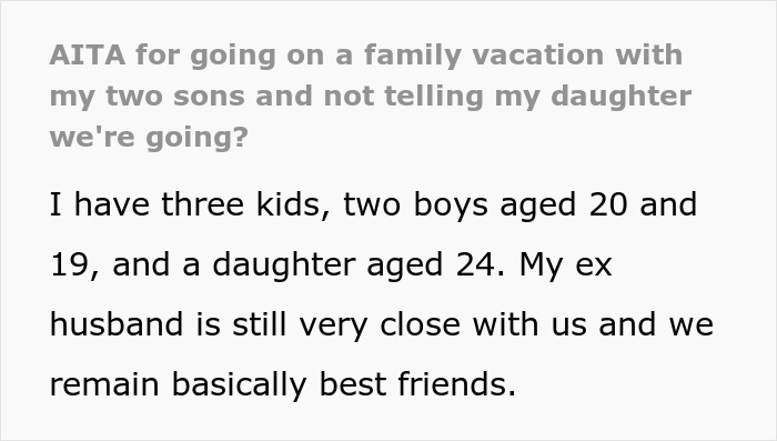 Mom Decides Fam Holiday Shouldn’t Feel Like A Drama Show, Quietly Excludes Explosive Daughter From It