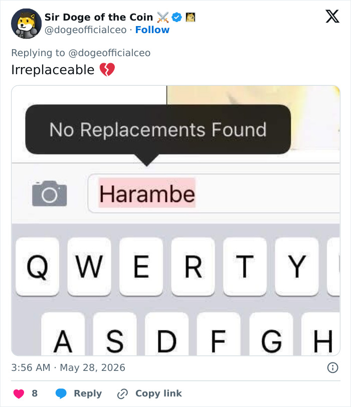 From Viral Memes To Heartfelt Tributes, Harambe&rsquo;s 10th Anniversary Sparks Frenzy With White House In The Mix