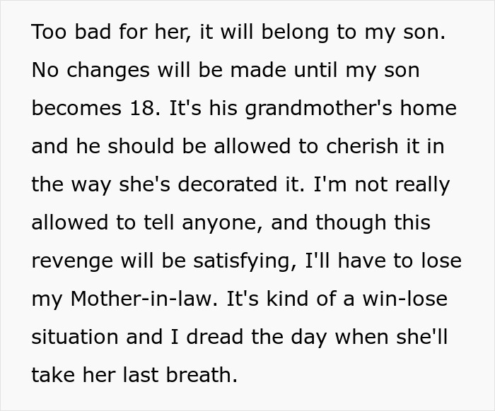 “Too Bad For Her”: Woman Teaches Her Cheating Son And His Mistress One Last Lesson Before She’s Gone “Too Bad For Her”: Woman Teaches Her Cheating Son And His Mistress One Last Lesson Before She’s Gone