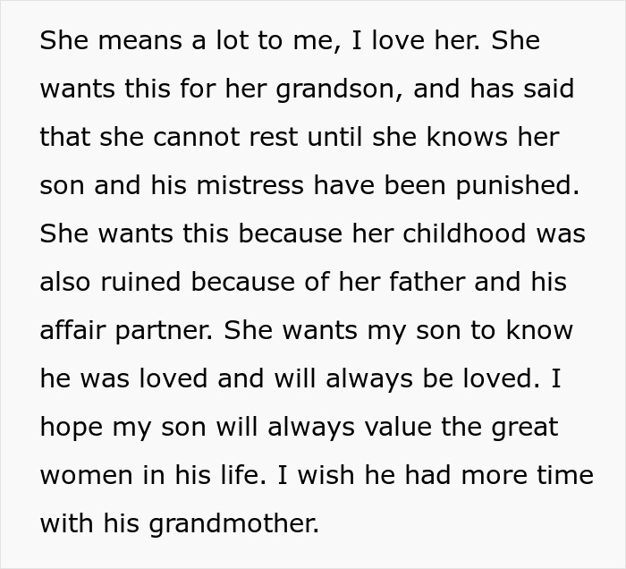 “Too Bad For Her”: Woman Teaches Her Cheating Son And His Mistress One Last Lesson Before She’s Gone “Too Bad For Her”: Woman Teaches Her Cheating Son And His Mistress One Last Lesson Before She’s Gone