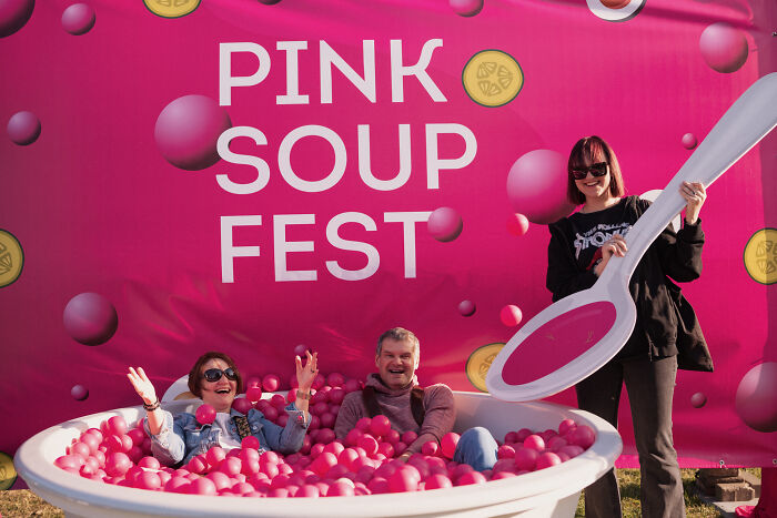 Iconic Pink Soup Inspires Capital Of Lithuania To Start A Tradition Of Coloring The City In Pink Iconic Pink Soup Inspires Capital Of Lithuania To Start A Tradition Of Coloring The City In Pink