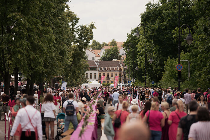Iconic Pink Soup Inspires Capital Of Lithuania To Start A Tradition Of Coloring The City In Pink Iconic Pink Soup Inspires Capital Of Lithuania To Start A Tradition Of Coloring The City In Pink