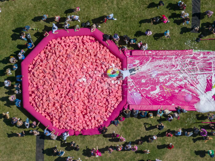 Iconic Pink Soup Inspires Capital Of Lithuania To Start A Tradition Of Coloring The City In Pink Iconic Pink Soup Inspires Capital Of Lithuania To Start A Tradition Of Coloring The City In Pink