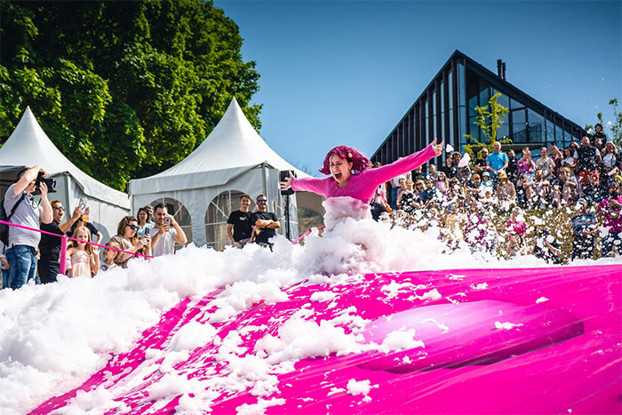 Iconic Pink Soup Inspires Capital Of Lithuania To Start A Tradition Of Coloring The City In Pink Iconic Pink Soup Inspires Capital Of Lithuania To Start A Tradition Of Coloring The City In Pink