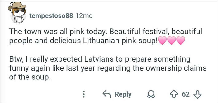 Iconic Pink Soup Inspires Capital Of Lithuania To Start A Tradition Of Coloring The City In Pink Iconic Pink Soup Inspires Capital Of Lithuania To Start A Tradition Of Coloring The City In Pink