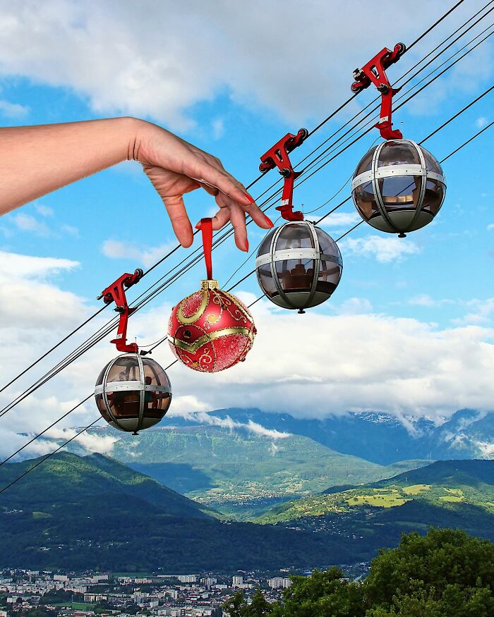 This Photographer Uses Everyday Objects To Turn The World Into Clever Visual Illusions (52 New Pics)