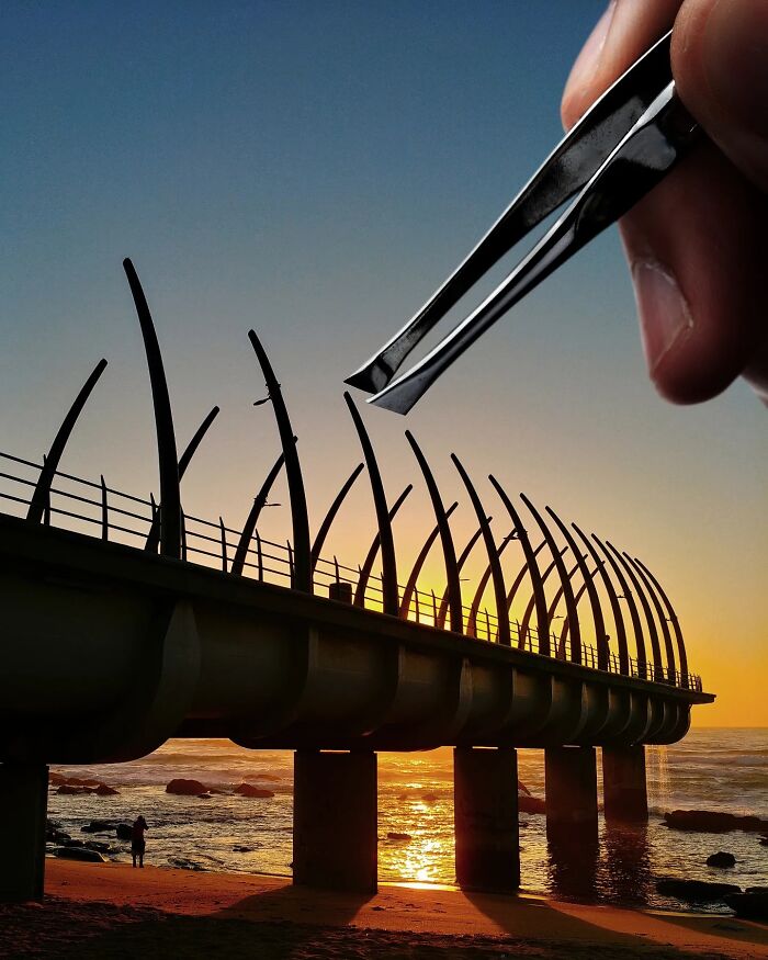 This Photographer Uses Everyday Objects To Turn The World Into Clever Visual Illusions (52 New Pics)