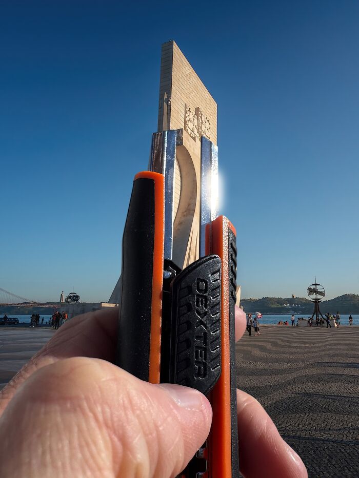 This Photographer Uses Everyday Objects To Turn The World Into Clever Visual Illusions (52 New Pics)