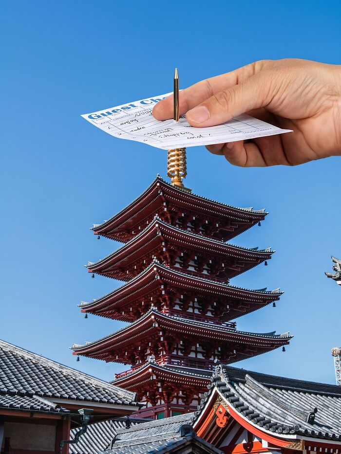 This Photographer Uses Everyday Objects To Turn The World Into Clever Visual Illusions (52 New Pics)