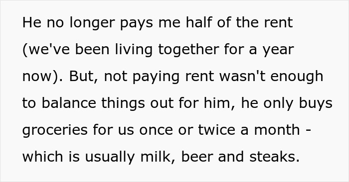 Guy Treats GF As A Free Maid And Won’t Pay Rent As He “Funded” The Relationship Before Guy Treats GF As A Free Maid And Won’t Pay Rent As He “Funded” The Relationship Before