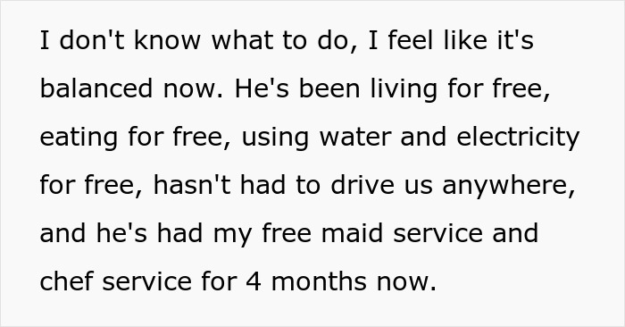 Guy Treats GF As A Free Maid And Won’t Pay Rent As He “Funded” The Relationship Before Guy Treats GF As A Free Maid And Won’t Pay Rent As He “Funded” The Relationship Before