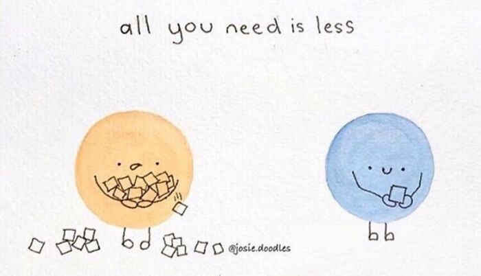 40 Wholesome Comics By Josie Doodles That Turn Emotions Into Tiny Watercolor Characters