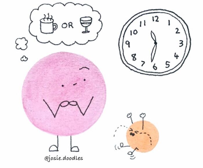 40 Wholesome Comics By Josie Doodles That Turn Emotions Into Tiny Watercolor Characters