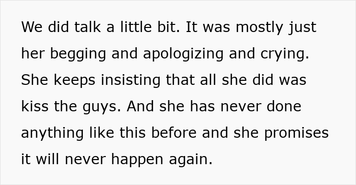Guy Catches Fiancée Cheating On Him Red-Handed, She Defends Herself, Saying It Was “Just A Kiss” Guy Catches Fiancée Cheating On Him Red-Handed, She Defends Herself, Saying It Was “Just A Kiss”