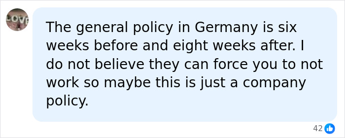 Germany Sends Pregnant American Home Fully Paid, She Realizes Just How Wild US Work Culture Is Germany Sends Pregnant American Home Fully Paid, She Realizes Just How Wild US Work Culture Is