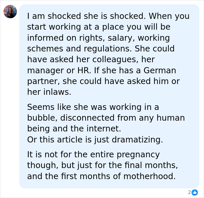 Germany Sends Pregnant American Home Fully Paid, She Realizes Just How Wild US Work Culture Is Germany Sends Pregnant American Home Fully Paid, She Realizes Just How Wild US Work Culture Is