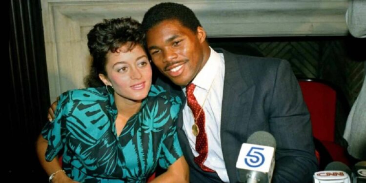 Herschel Walker with wife Cindy DeAngelis Grossman Herschel Walker with wife Cindy DeAngelis Grossman