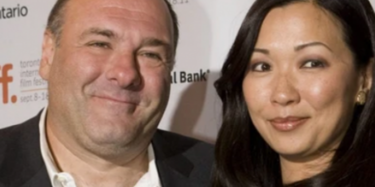 actor James Gandolfini with his wife, Deborah Lin actor James Gandolfini with his wife, Deborah Lin