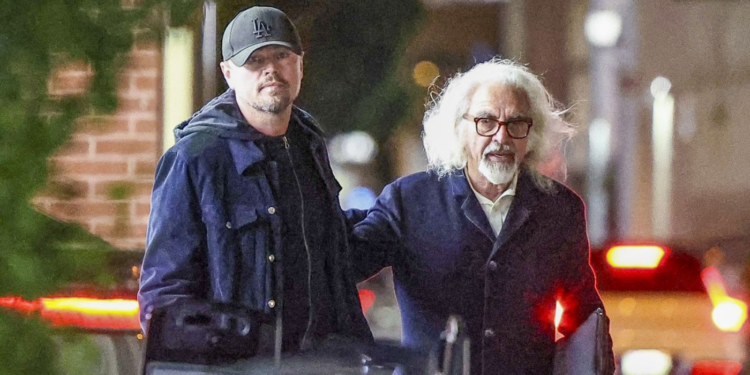 Leonardo DiCaprio and George DiCaprio Leonardo DiCaprio and George DiCaprio