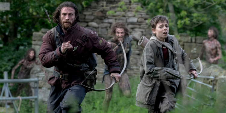 Aaron Taylor-Johnson and Alfie Williams in 28 Years Later (2025) Aaron Taylor-Johnson and Alfie Williams in 28 Years Later (2025)