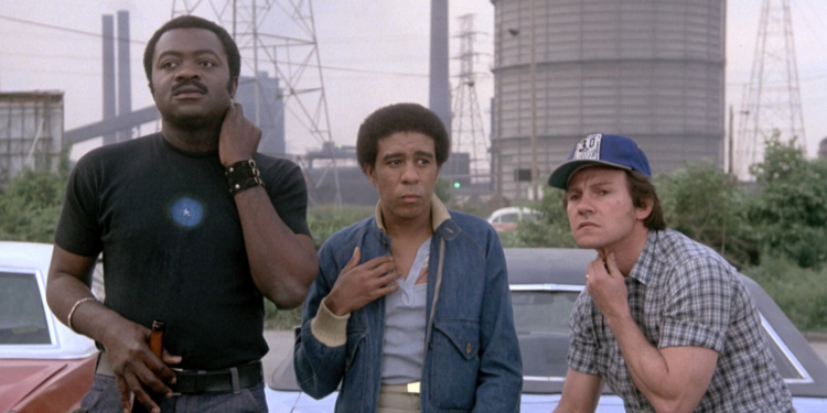Yaphet Kotto, Richard Pryor, and Harvey Keitel in Blue Collar (1978) Yaphet Kotto, Richard Pryor, and Harvey Keitel in Blue Collar (1978)