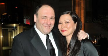 Actor James Gandolfini and his model wife Deborah Lin
