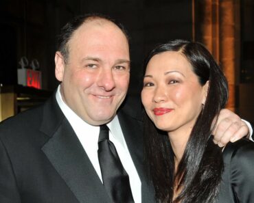 Actor James Gandolfini and his model wife Deborah Lin