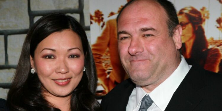 James Gandolfini and his wife, Deborah Lin, attending a premiere event James Gandolfini and his wife, Deborah Lin, attending a premiere event