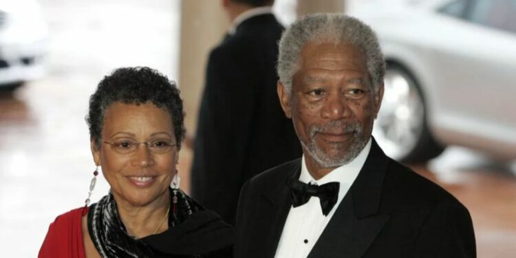 Morgan Freeman with his first wife, Jeanette Adair Bradshaw
