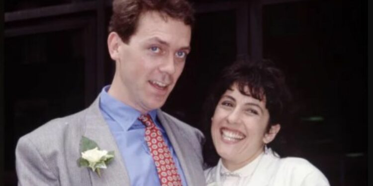 British actor Hugh Laurie alongside his wife, Jo Green