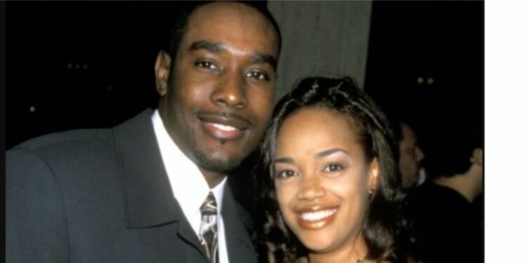 Pam Byse and her husband Morris Chestnut Pam Byse and her husband Morris Chestnut