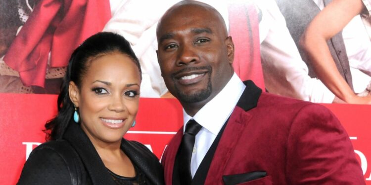 Morris Chestnut and His wife Pam byse Morris Chestnut and His wife Pam byse