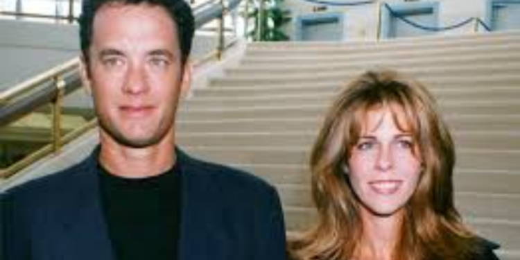 Samantha lewes and her husband Tom Hanks