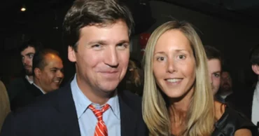 A photo of Tucker Carlson and Susan Andrews