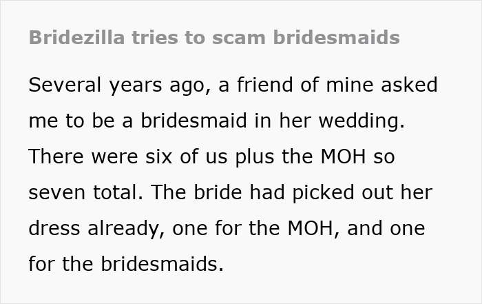 Bridesmaids Drop Out Of The Wedding After Accidentally Uncovering Bride&rsquo;s Shocking Scam