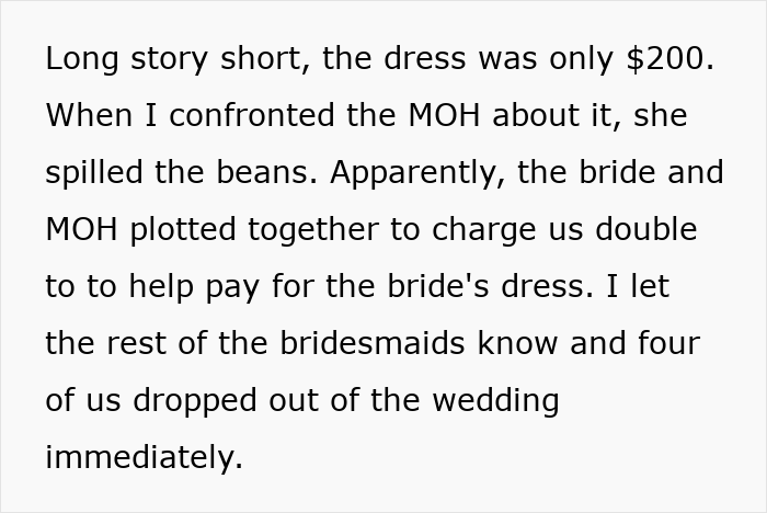 Bridesmaids Drop Out Of The Wedding After Accidentally Uncovering Bride&rsquo;s Shocking Scam