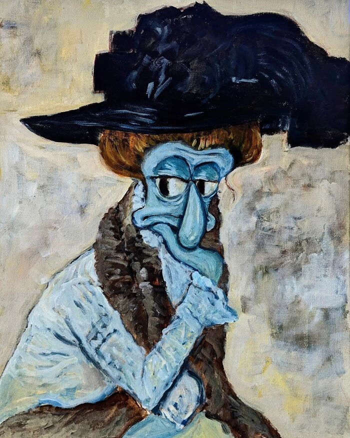 Artist Reimagines Squidward As The Star Of Classical Paintings (31 Pics) Artist Reimagines Squidward As The Star Of Classical Paintings (31 Pics)