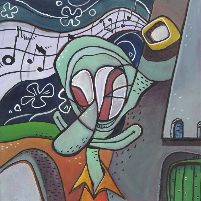Artist Reimagines Squidward As The Star Of Classical Paintings (31 Pics) Artist Reimagines Squidward As The Star Of Classical Paintings (31 Pics)