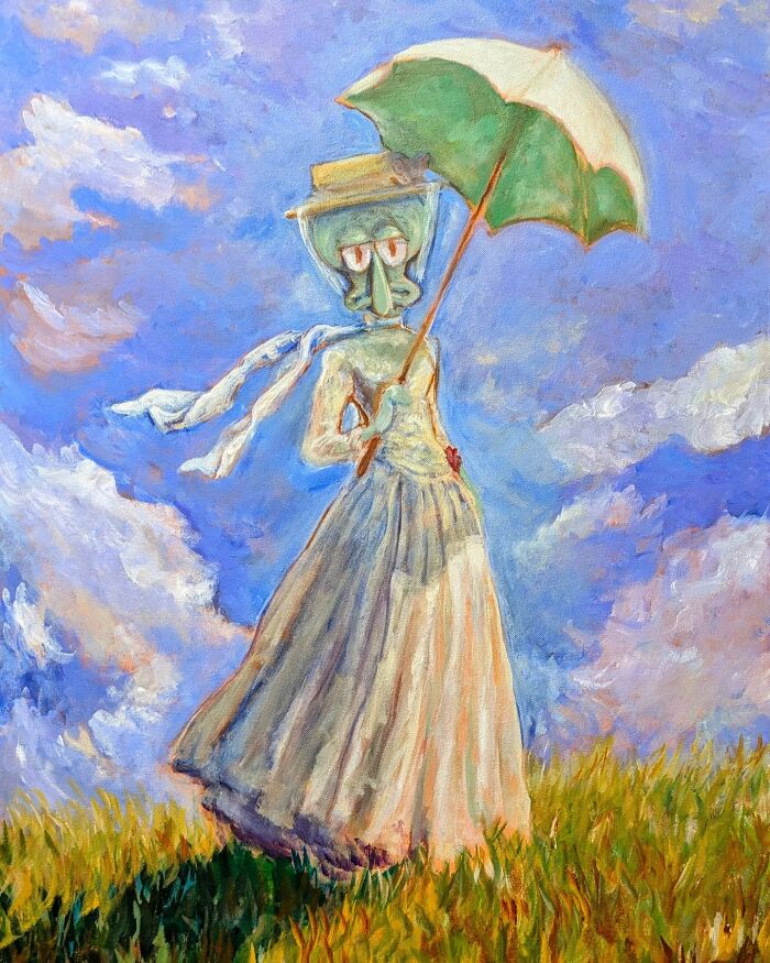 Artist Reimagines Squidward As The Star Of Classical Paintings (31 Pics) Artist Reimagines Squidward As The Star Of Classical Paintings (31 Pics)