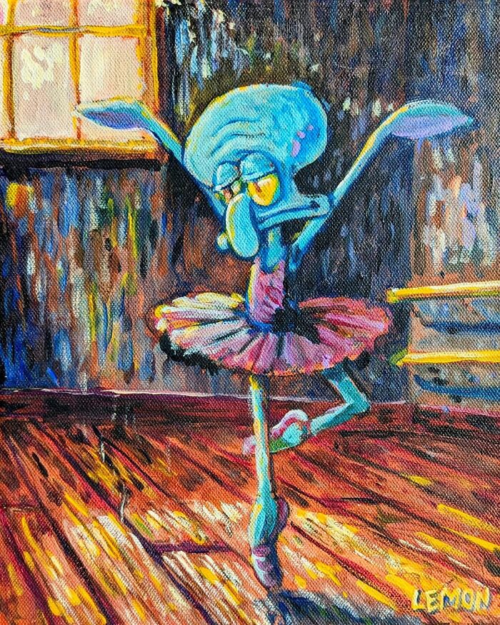 Artist Reimagines Squidward As The Star Of Classical Paintings (31 Pics) Artist Reimagines Squidward As The Star Of Classical Paintings (31 Pics)
