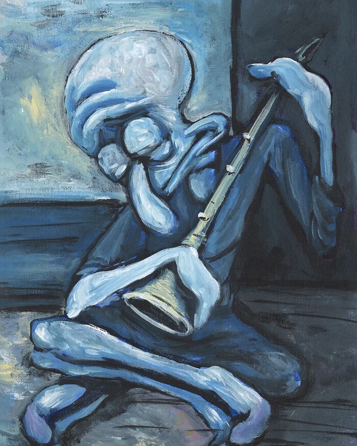 Artist Reimagines Squidward As The Star Of Classical Paintings (31 Pics) Artist Reimagines Squidward As The Star Of Classical Paintings (31 Pics)
