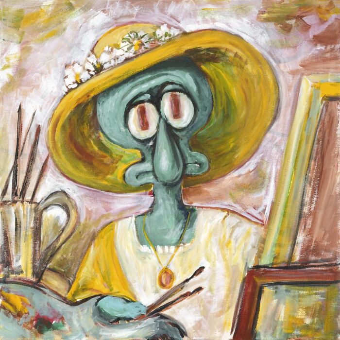 Artist Reimagines Squidward As The Star Of Classical Paintings (31 Pics) Artist Reimagines Squidward As The Star Of Classical Paintings (31 Pics)