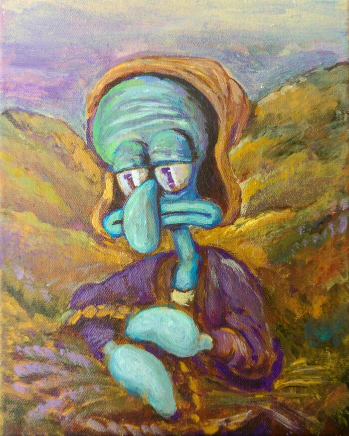 Artist Reimagines Squidward As The Star Of Classical Paintings (31 Pics) Artist Reimagines Squidward As The Star Of Classical Paintings (31 Pics)
