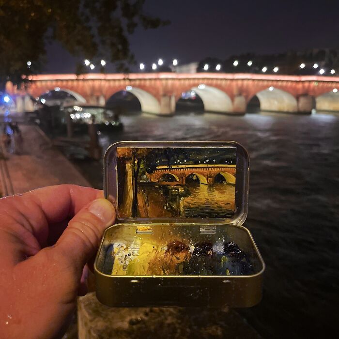 50 Tiny Landscapes And Cityscapes Painted In Altoid Tins By This Artist (New Pics) 50 Tiny Landscapes And Cityscapes Painted In Altoid Tins By This Artist (New Pics)