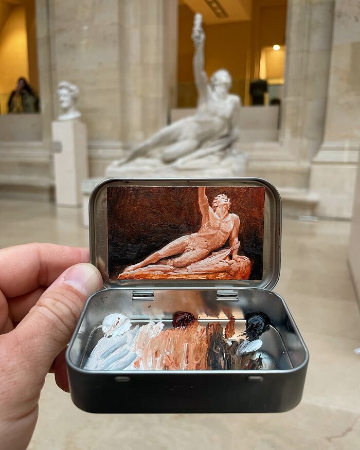50 Tiny Landscapes And Cityscapes Painted In Altoid Tins By This Artist (New Pics) 50 Tiny Landscapes And Cityscapes Painted In Altoid Tins By This Artist (New Pics)