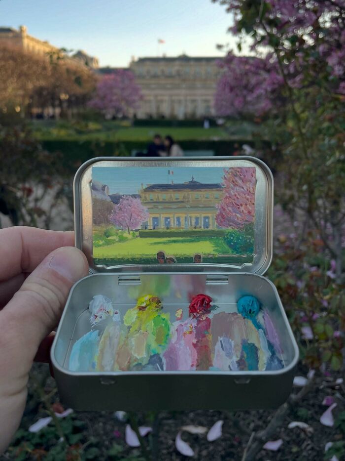 50 Tiny Landscapes And Cityscapes Painted In Altoid Tins By This Artist (New Pics) 50 Tiny Landscapes And Cityscapes Painted In Altoid Tins By This Artist (New Pics)