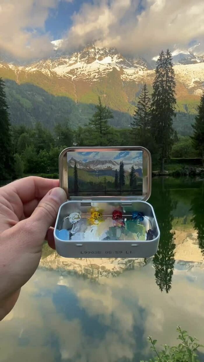 50 Tiny Landscapes And Cityscapes Painted In Altoid Tins By This Artist (New Pics) 50 Tiny Landscapes And Cityscapes Painted In Altoid Tins By This Artist (New Pics)
